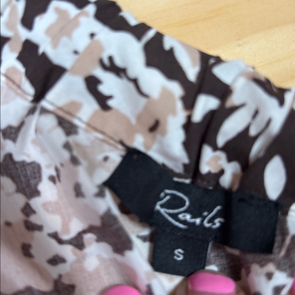 Rails Selani floral one shoulder dress size S - Picture 6 of 9